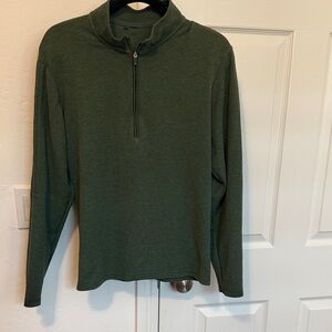 Adidas Green Quarter-Zip Pullover